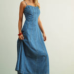 denim midi dress
a line denim dress
paneled denim dress
adjustable strap denim dress
lightweight denim dress
summer denim midi dress
cotton denim dress women
casual midi denim dress
denim dress with pockets
boutique denim dress