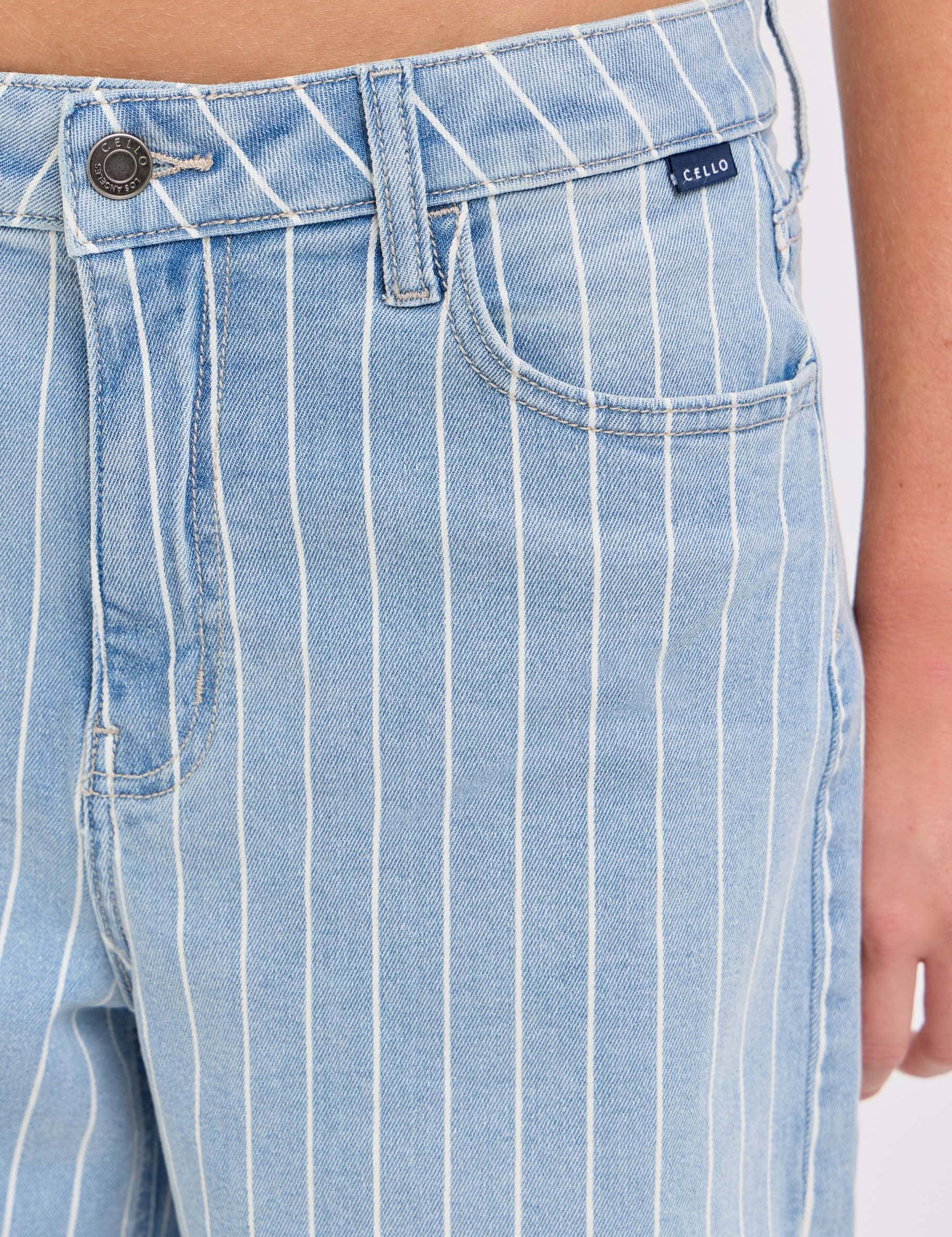 Railway Relaxed Striped Jeans