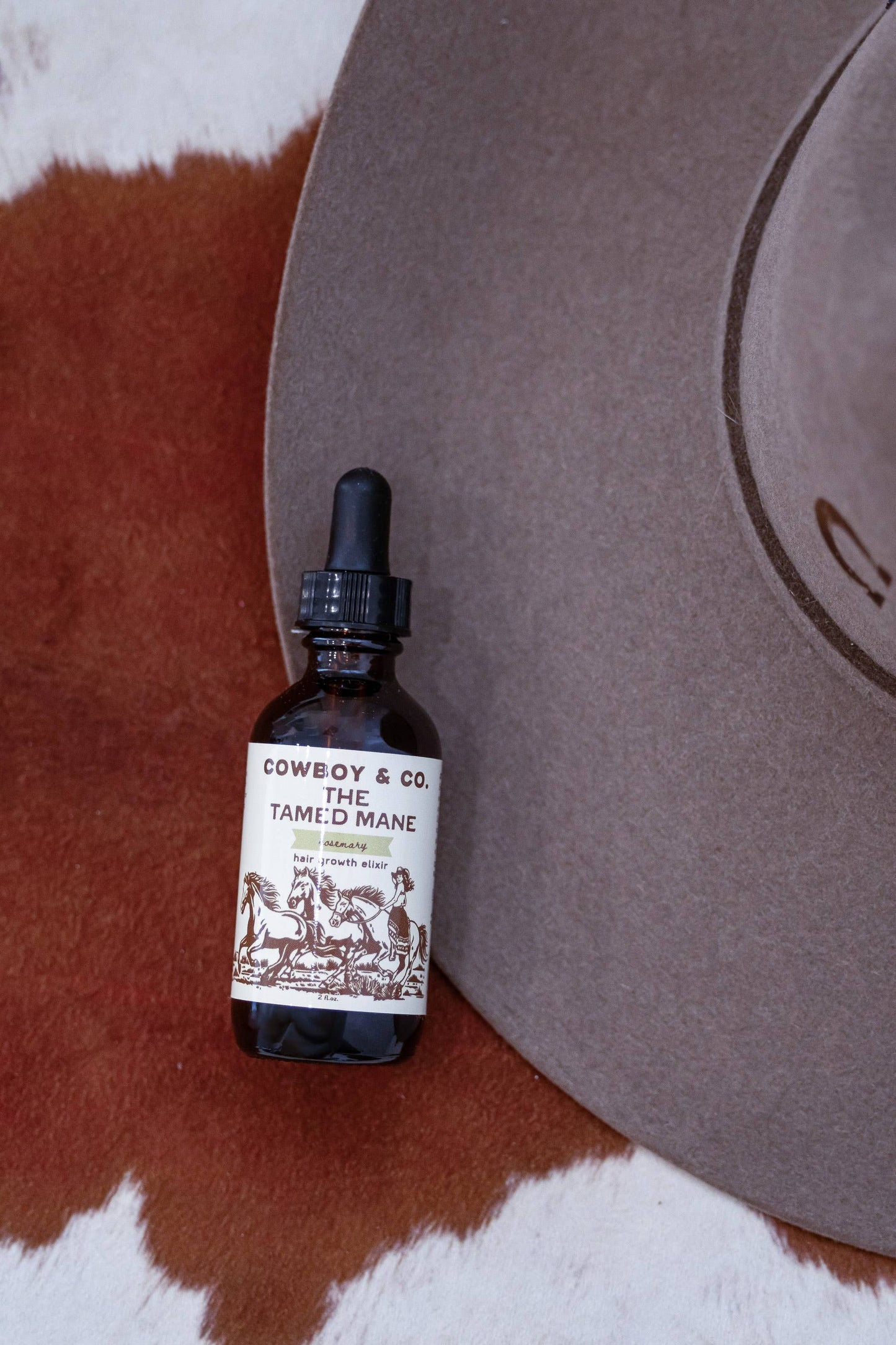 Tamed Mane Hair Elixir | Organic Rosemary & Castor Scalp Treatment