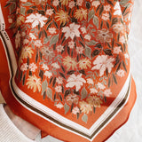 Flora West Printed Silk Bandana