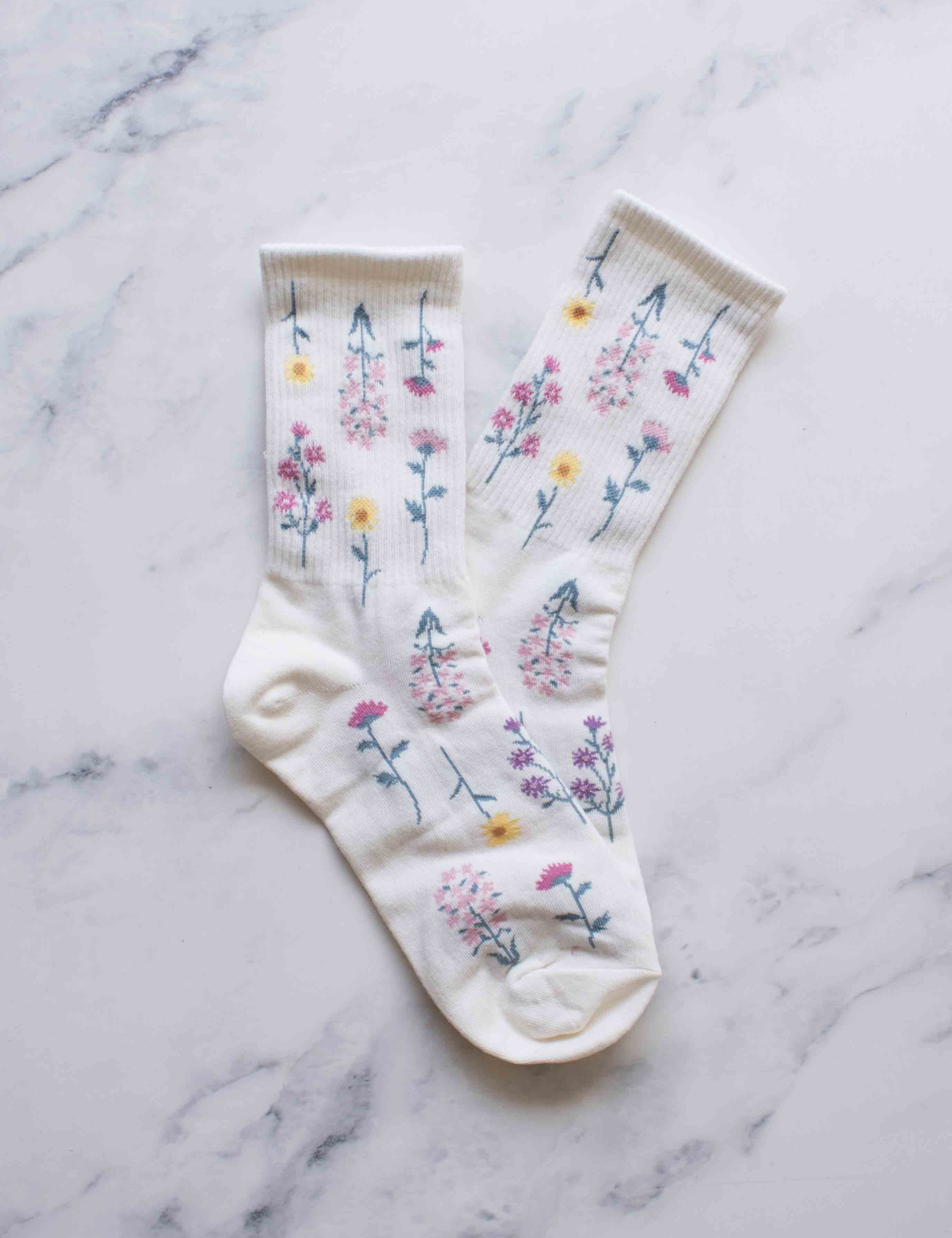 Botanical Garden Crew Socks