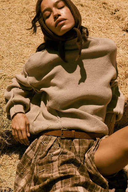 Dune Funnel Neck Sweater