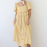 Daffodil Flowy Midi Dress