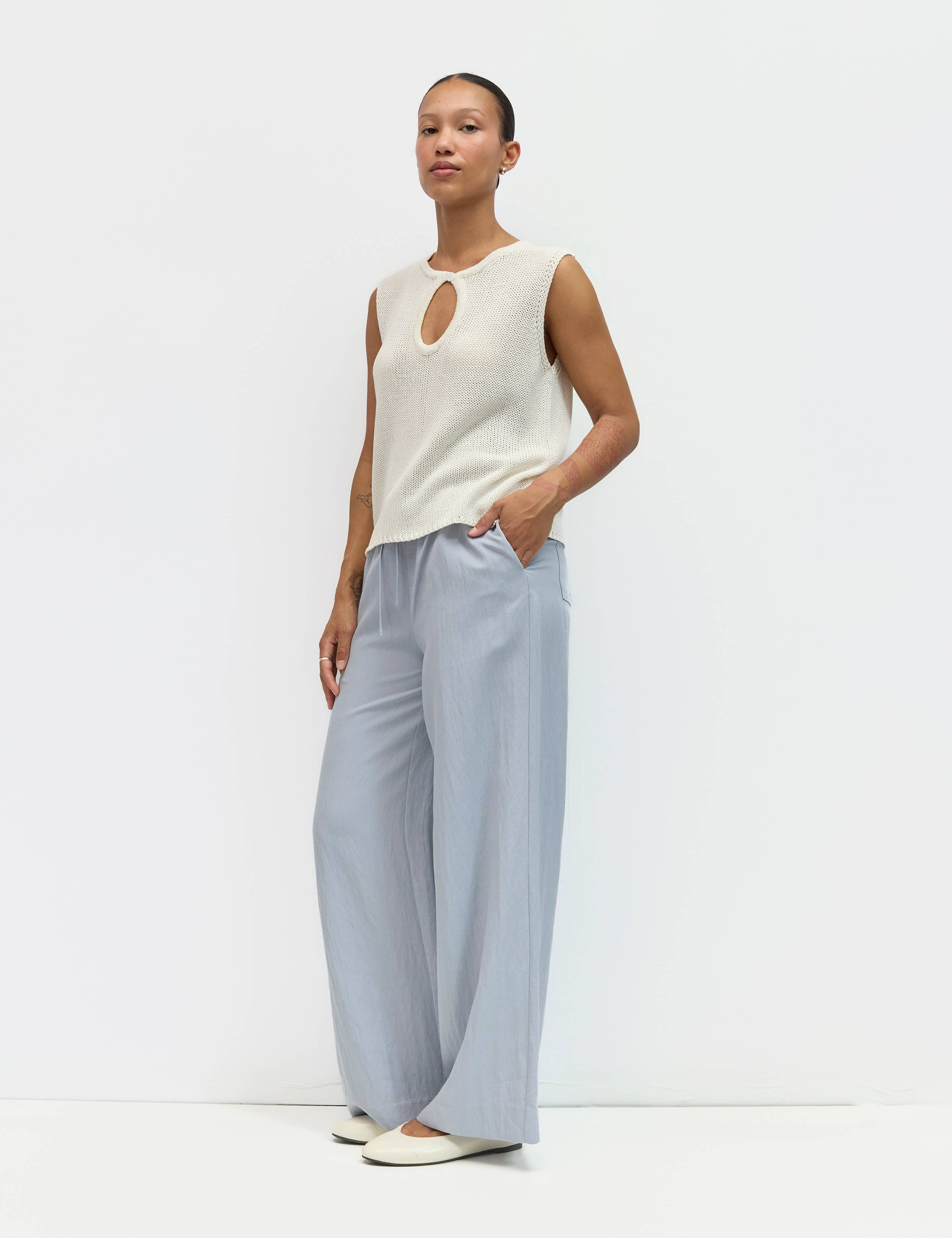 Katie Keyhole Knit Tank