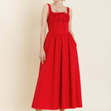Cherry Pie Corset Maxi Dress