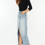 Harper Denim Maxi Skirt