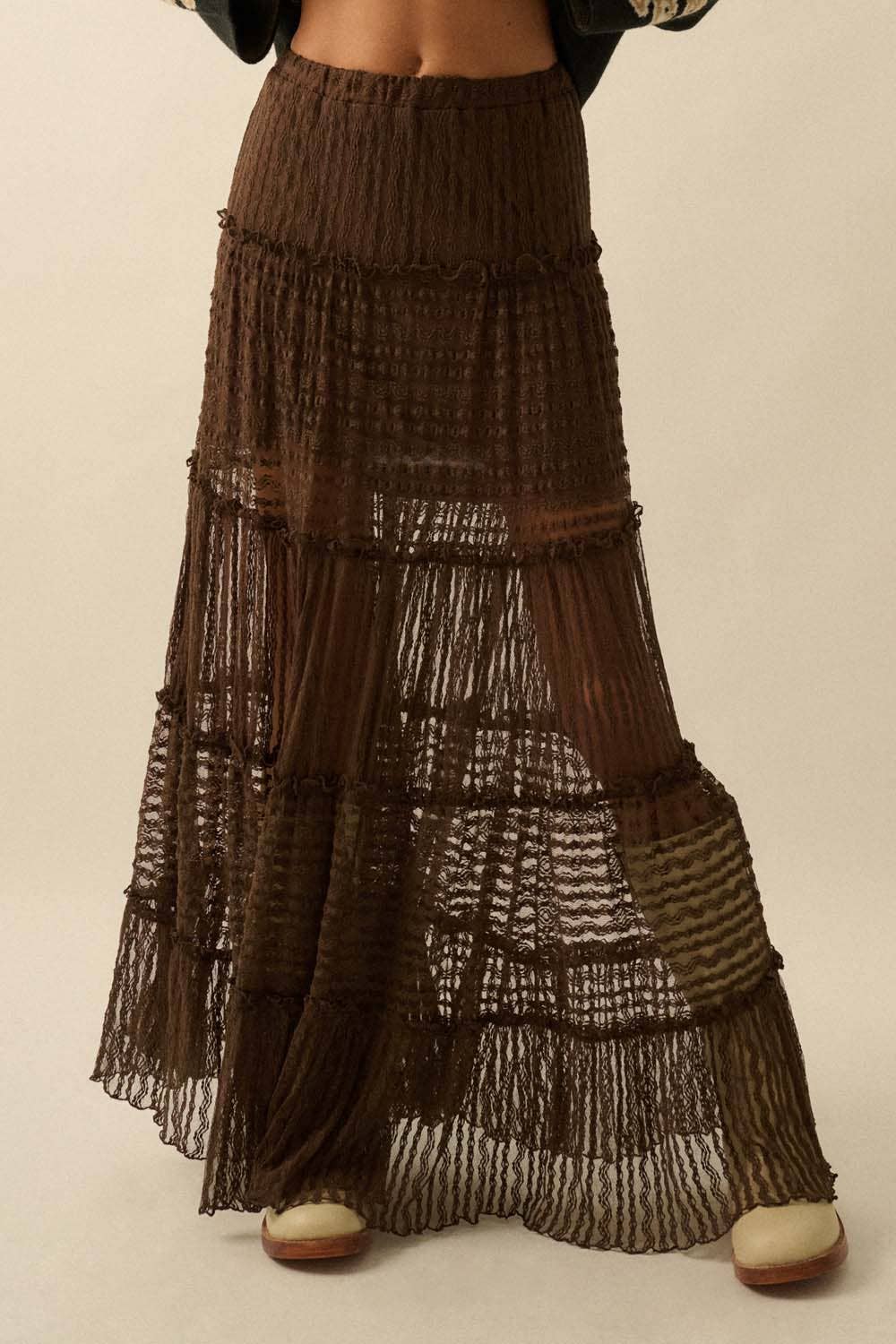 Paloma Skirt – Tiered Ruffle Maxi