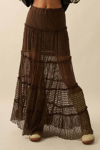 Paloma Skirt – Tiered Ruffle Maxi