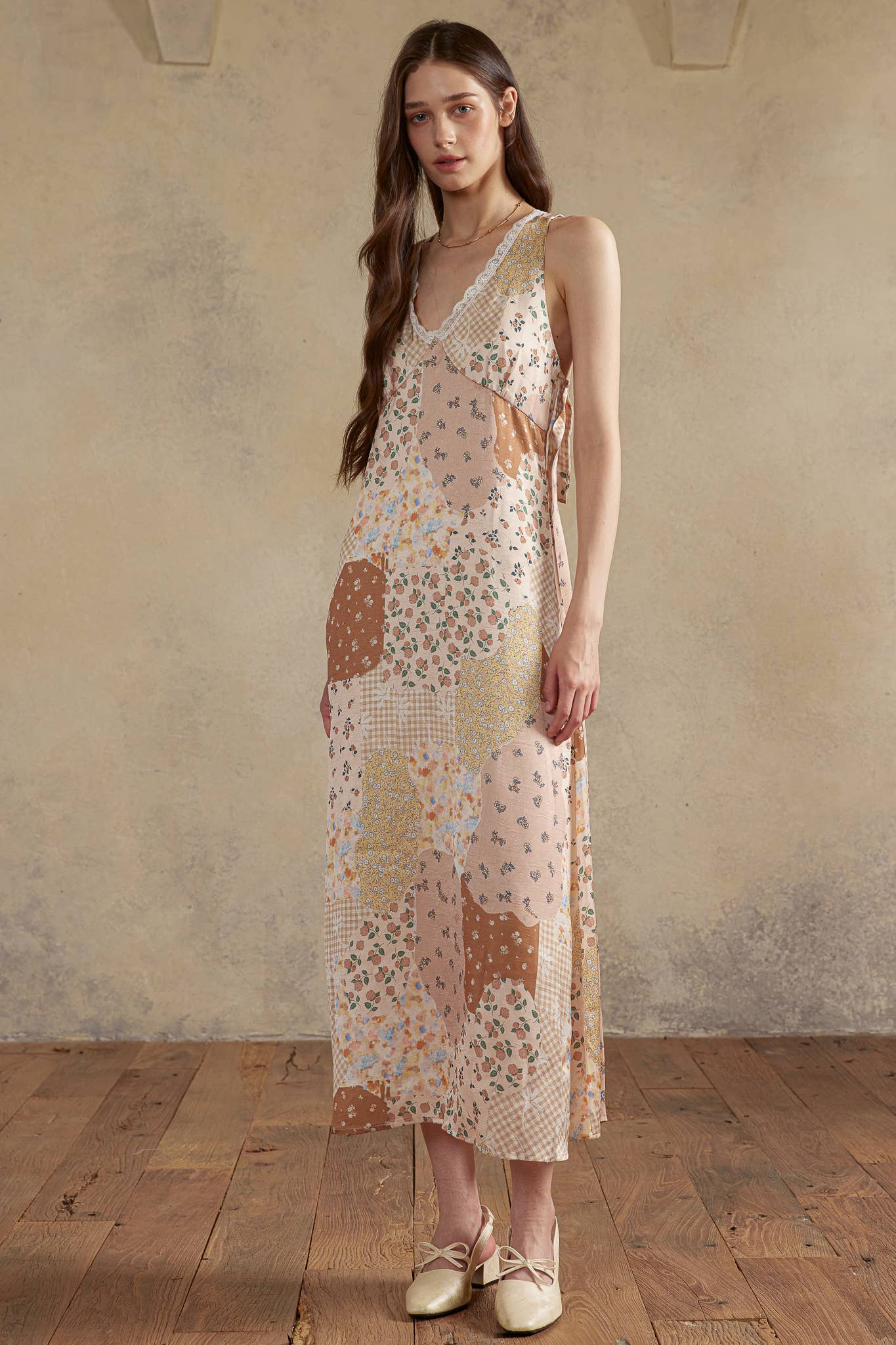 Patchwork Bloom Dress