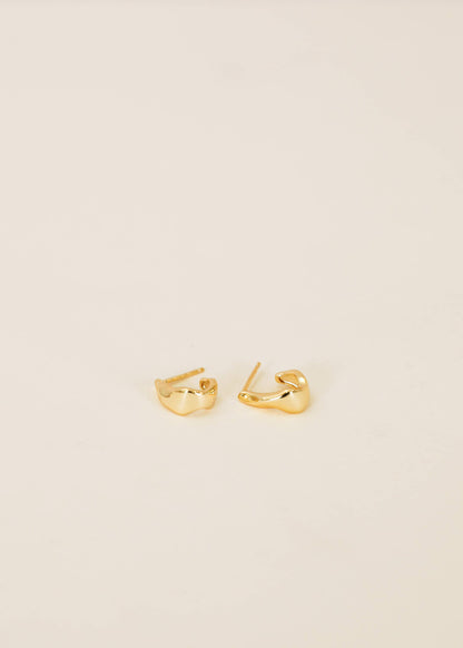 Ripple Hoops – Gold