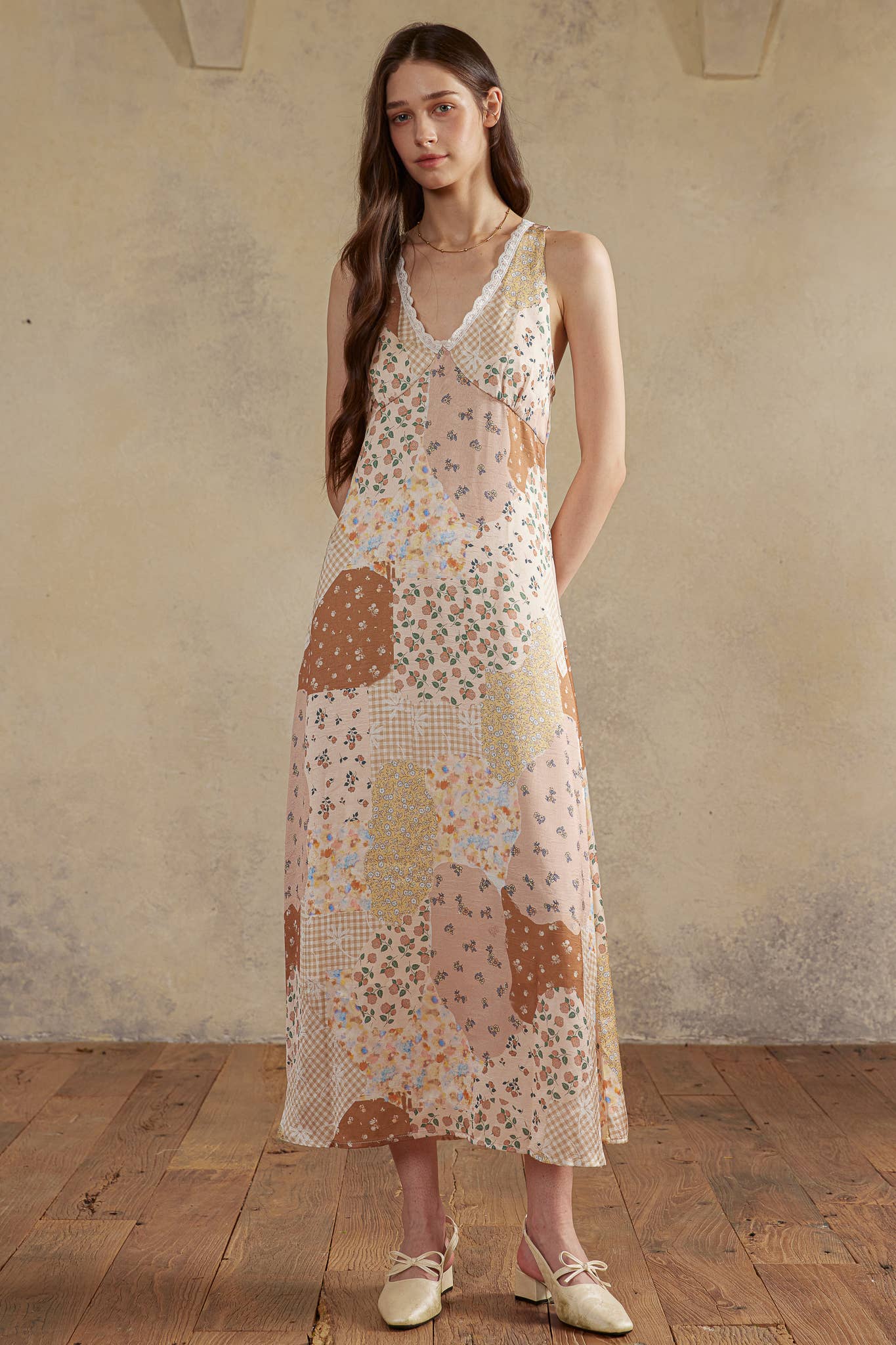 Patchwork Bloom Dress
