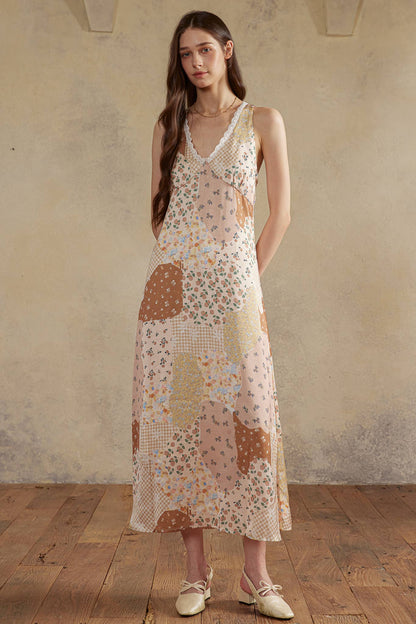 Patchwork Bloom Dress