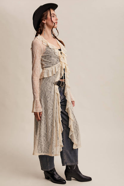 Honeysuckle Lace Duster