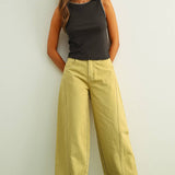 Roseneath Cotton Wide-Leg Trousers