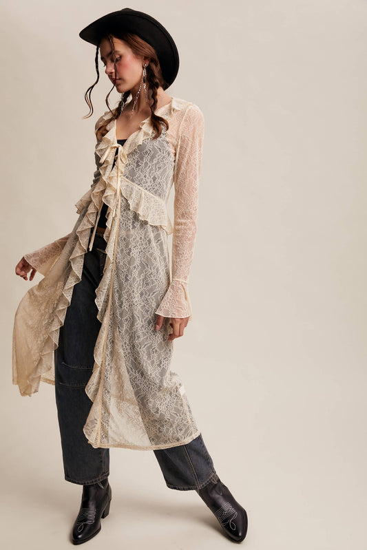 Honeysuckle Lace Duster