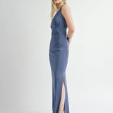 Fiona Lace-Detail Slip Dress