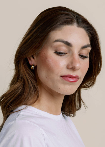 The Staple Hoop - Mixed Metal