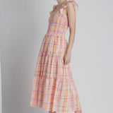 Daybreak Plaid Midi Dress