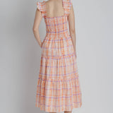 Daybreak Plaid Midi Dress