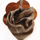 Flora West Printed Silk Bandana