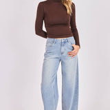 Oak Turtleneck Top
