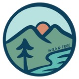 Wild and Free Sticker