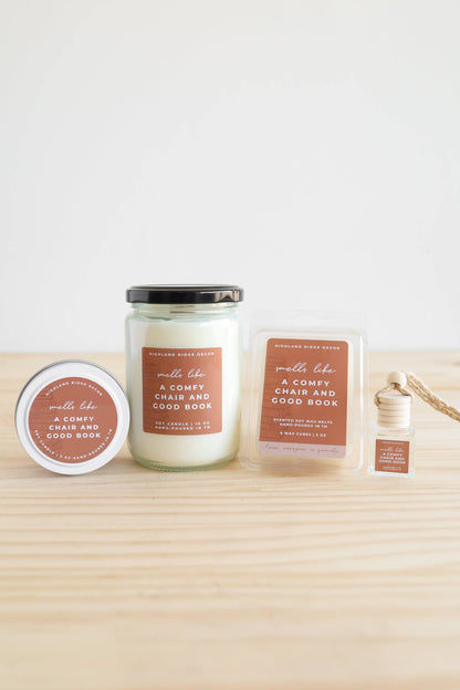 A Comfy Chair and Good Book Candle