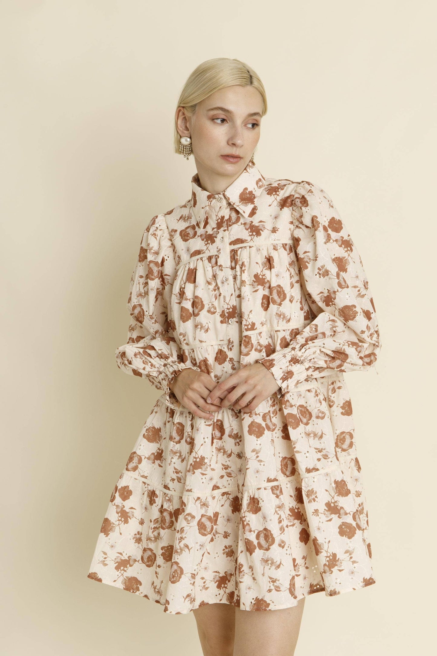 Meadowlark Embroidered Mini Dress