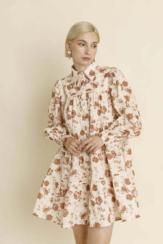 Meadowlark Embroidered Mini Dress