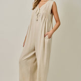 Dune Wide-Leg Tencel Jumpsuit