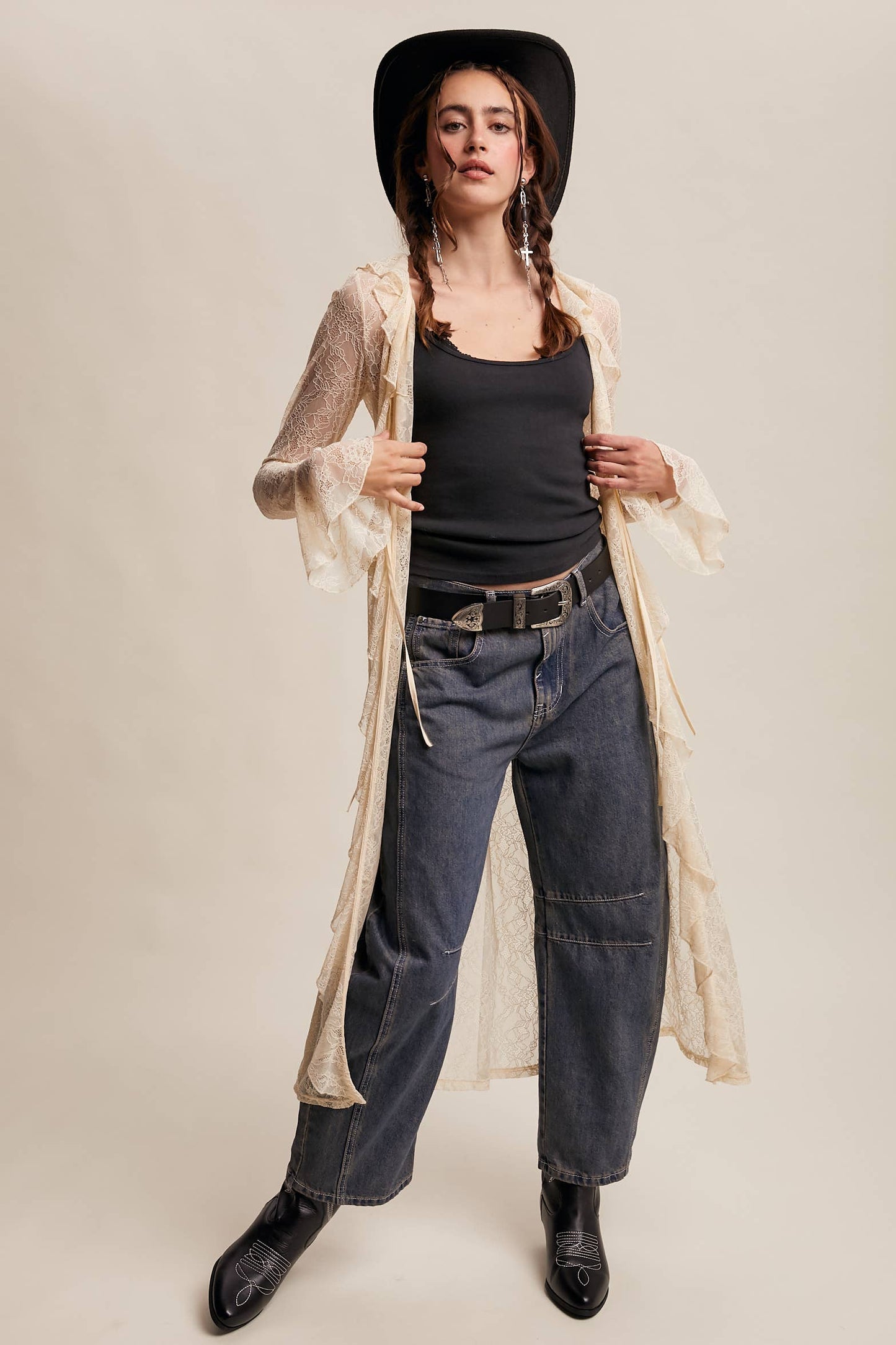Honeysuckle Lace Duster