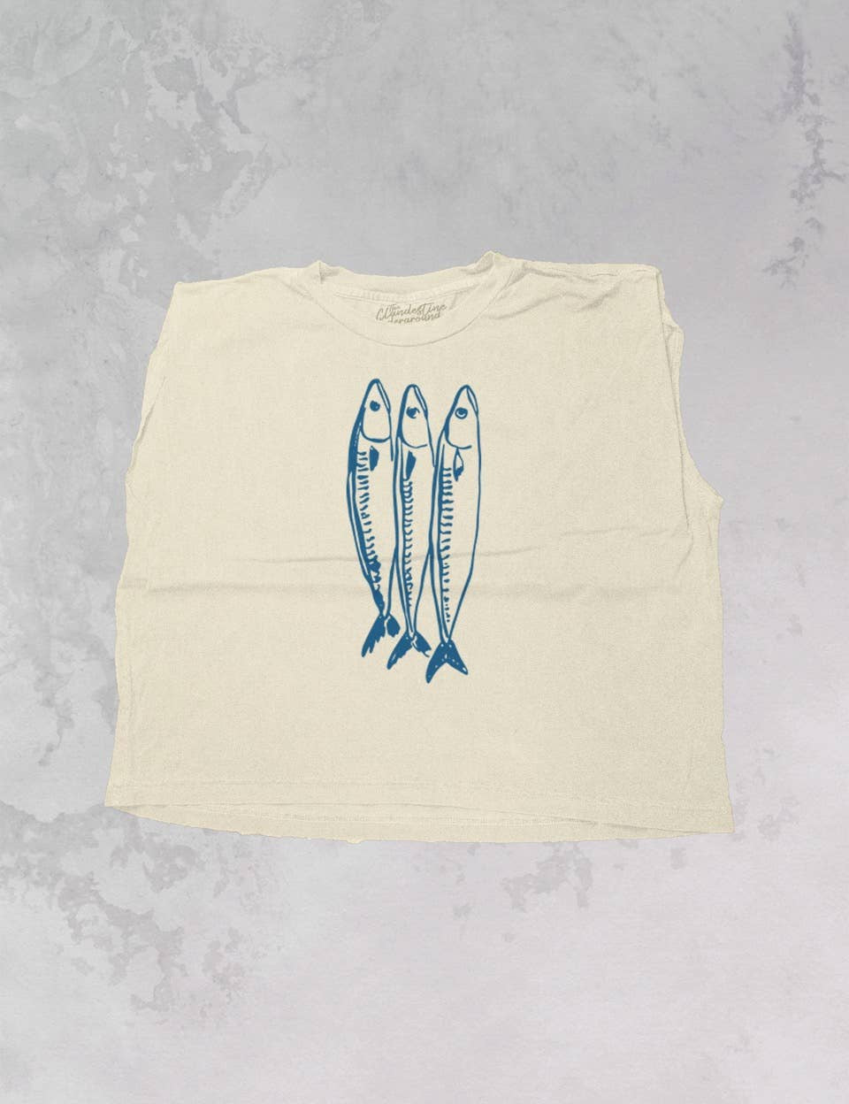 fish graphic muscle tank
cropped vintage graphic tank
coastal summer graphic tee women
fisherman aesthetic tank top
garment dyed cotton muscle tank
beach vacation outfit top
casual coastal boutique clothing
cropped fish tank women
summer graphic tank top
west of may spritz collection
