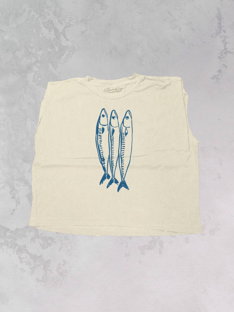 fish graphic muscle tank
cropped vintage graphic tank
coastal summer graphic tee women
fisherman aesthetic tank top
garment dyed cotton muscle tank
beach vacation outfit top
casual coastal boutique clothing
cropped fish tank women
summer graphic tank top
west of may spritz collection