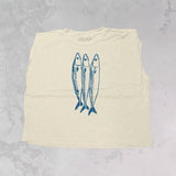 fish graphic muscle tank
cropped vintage graphic tank
coastal summer graphic tee women
fisherman aesthetic tank top
garment dyed cotton muscle tank
beach vacation outfit top
casual coastal boutique clothing
cropped fish tank women
summer graphic tank top
west of may spritz collection