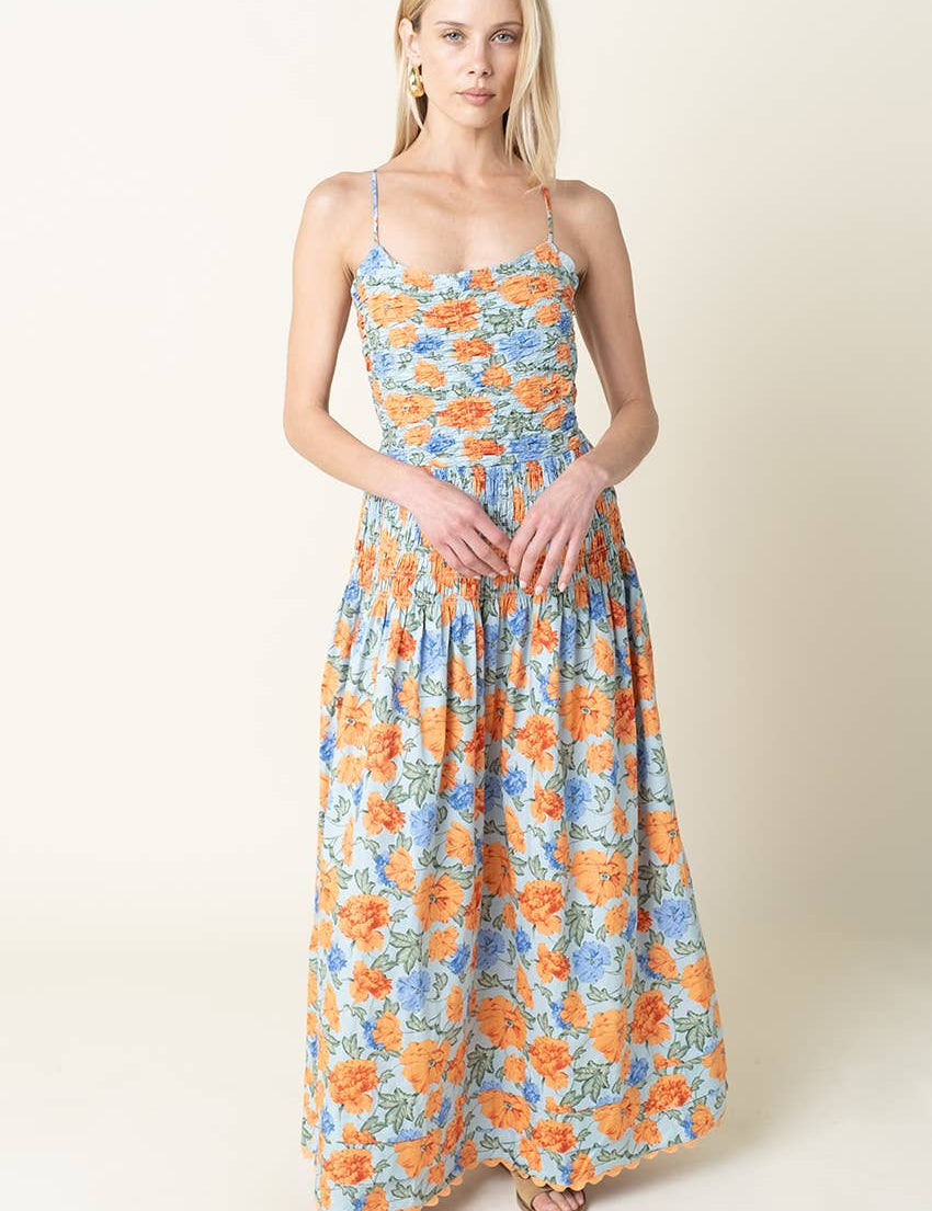 blue floral maxi dress
orange floral wedding guest dress
smocked bodice maxi dress
destination wedding guest dress
italian summer maxi dress
resort occasion dress women
floral spaghetti strap maxi dress
boutique wedding guest dress
scalloped hem maxi dress
west of may spritz collection