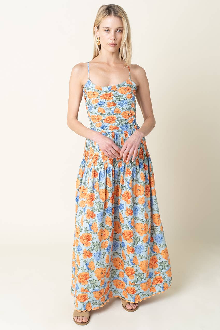 blue floral maxi dress
orange floral wedding guest dress
smocked bodice maxi dress
destination wedding guest dress
italian summer maxi dress
resort occasion dress women
floral spaghetti strap maxi dress
boutique wedding guest dress
scalloped hem maxi dress
west of may spritz collection
