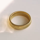 gold bangle bracelet
ribbed gold bangle
waterproof bracelet
tarnish resistant bracelet
stacking bangle bracelet
everyday gold bracelet
minimal gold bracelet
hypoallergenic bracelet
gold plated stainless steel bracelet
pool safe bracelet
beach safe jewelry
layering bracelet
mom friendly jewelry
west of may jewelry
béljoy bracelet