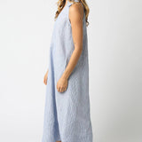 light blue linen maxi dress with v-neckline and side pockets
sleeveless 100% linen dress with relaxed a-line silhouette
coastal-inspired linen maxi dress in soft blue
lightweight linen summer dress with functional pockets
elevated casual linen dress for vacation and everyday wear
vacation dress
rich mom dress
high end linen dress
hamptons vacation dress
east coast vacation dress
flattering linen dress
flowy linen dress
linen dress for brunch
linen dress for baby shower
classy linen dress
old money linen 