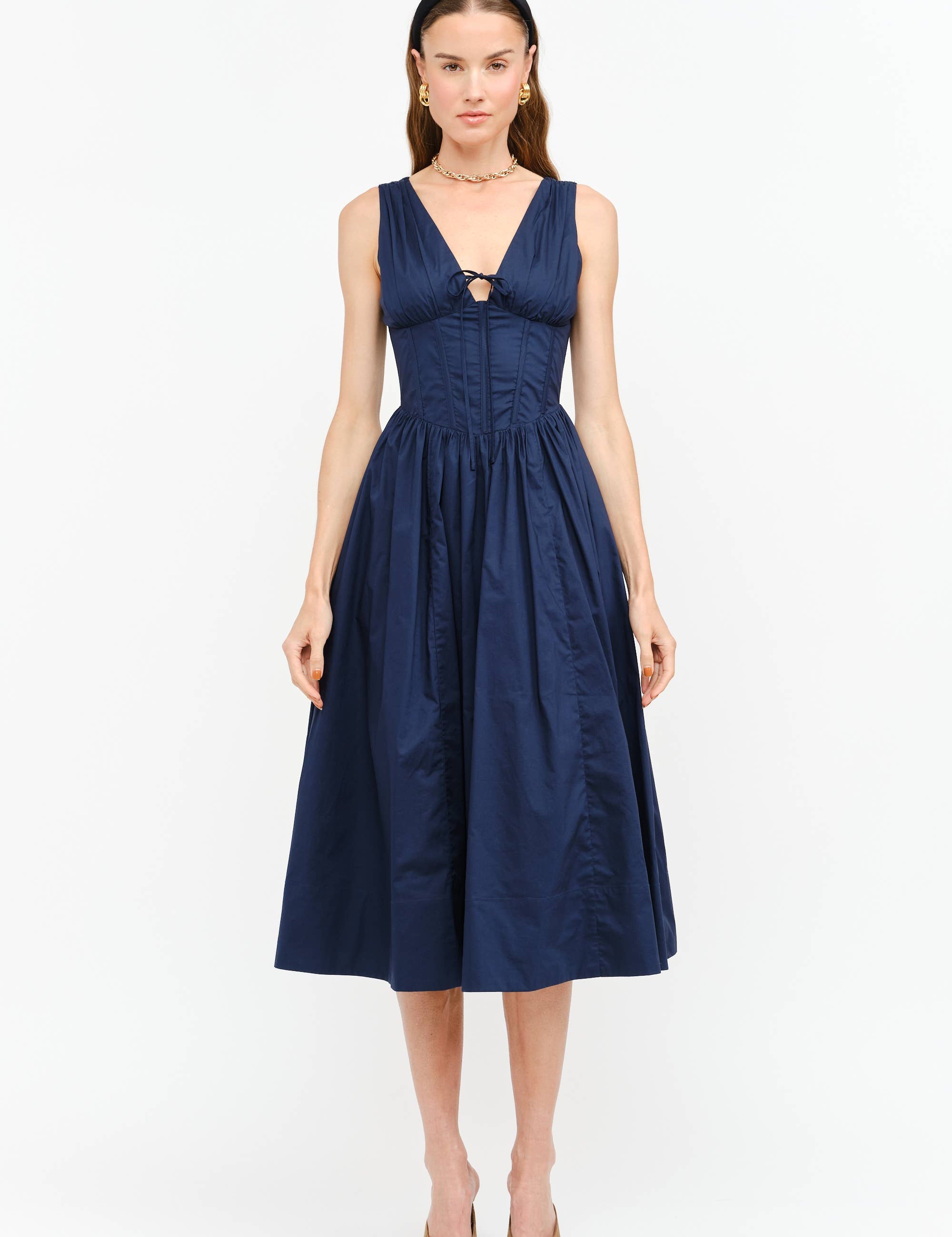 Ischia Corset Midi Dress