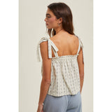 striped cotton cami women
tie shoulder tank top women
square neck summer camisole
lightweight cotton summer top
relaxed fit striped tank women
coastal casual summer top
women’s tie strap blouse
breathable cotton tank top
outer banks inspired summer top
summer spritz collection top