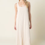cream maxi tank dress
relaxed summer maxi dress
minimal neutral maxi dress
vacation maxi dress women
sleeveless a line maxi dress
resort wear boutique dress
travel day outfit women
lightweight summer dress
coastal neutral maxi dress
west of may spritz collection