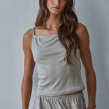 spaghetti strap lounge tank women
soft jersey cami top women
travel outfit tank top women
matching lounge set tank
viscose stretch camisole women
elevated loungewear tank top
minimal summer cami women
comfortable travel outfit top
neutral matching set top
summer spritz collection top