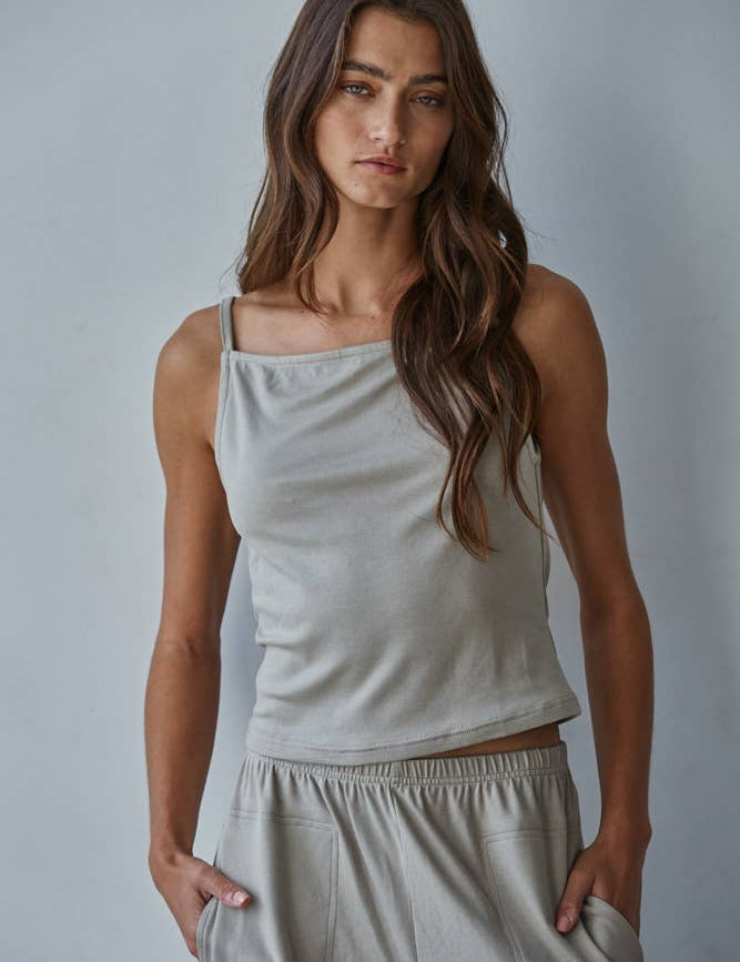 spaghetti strap lounge tank women
soft jersey cami top women
travel outfit tank top women
matching lounge set tank
viscose stretch camisole women
elevated loungewear tank top
minimal summer cami women
comfortable travel outfit top
neutral matching set top
summer spritz collection top