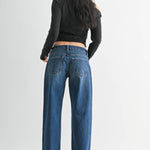 studded baggy dark jeans