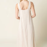 cream maxi tank dress
relaxed summer maxi dress
minimal neutral maxi dress
vacation maxi dress women
sleeveless a line maxi dress
resort wear boutique dress
travel day outfit women
lightweight summer dress
coastal neutral maxi dress
west of may spritz collection