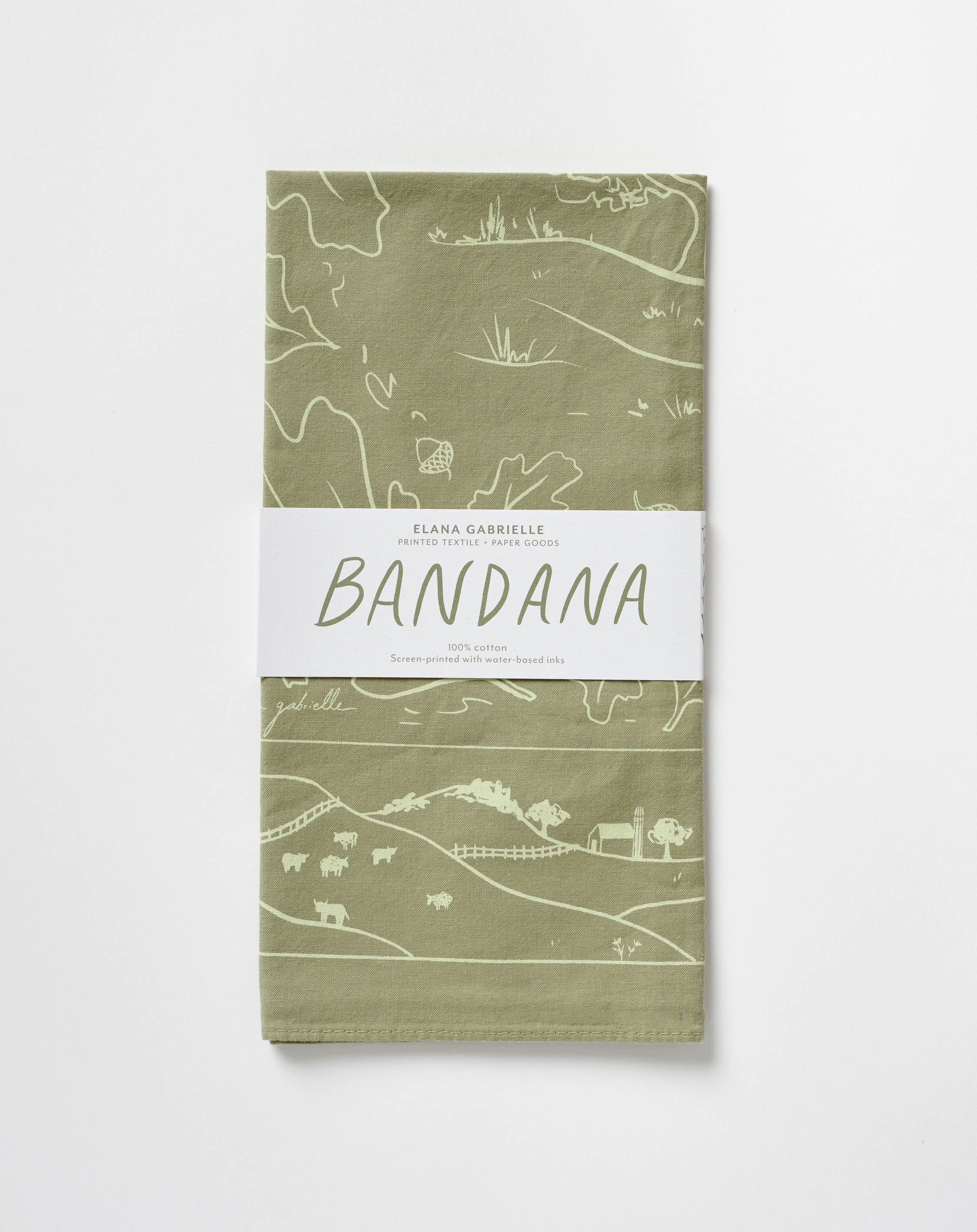 whimsical bandana, womens accessories, johnson city womens accessories, neck scarf, bandana, 100% cotton bandana