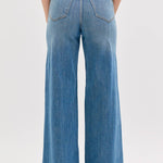 high rise jeans
ribcage jeans
flare jeans
tall girl jeans
denim high rise
medium wash high rise
medium wash wide leg jeans
tall girl friendly jeans
long jeans