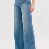 high rise jeans
ribcage jeans
flare jeans
tall girl jeans
denim high rise
medium wash high rise
medium wash wide leg jeans
tall girl friendly jeans
long jeans