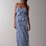 blue ruffle maxi dress
wedding guest dress blue
romantic summer maxi dress
ruffle formal dress women
v neck occasion dress women
flowy blue event dress
vacation wedding guest dress
italian summer inspired dress
adjustable strap maxi dress
summer spritz collection dress
elevated blue midi maxi dress