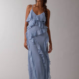 blue ruffle maxi dress
wedding guest dress blue
romantic summer maxi dress
ruffle formal dress women
v neck occasion dress women
flowy blue event dress
vacation wedding guest dress
italian summer inspired dress
adjustable strap maxi dress
summer spritz collection dress
elevated blue midi maxi dress